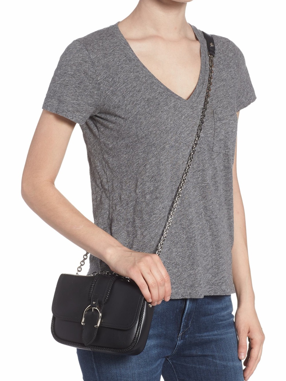 Longchamp Amazone Leather Crossbody Bag - Picture 2 of 13